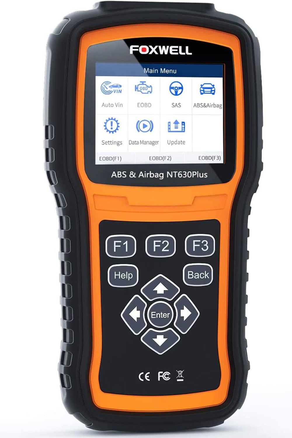 Foxwell NT630 Plus Code Reader Scan Tool ABS SRS Airbag Diagnostic Tool
