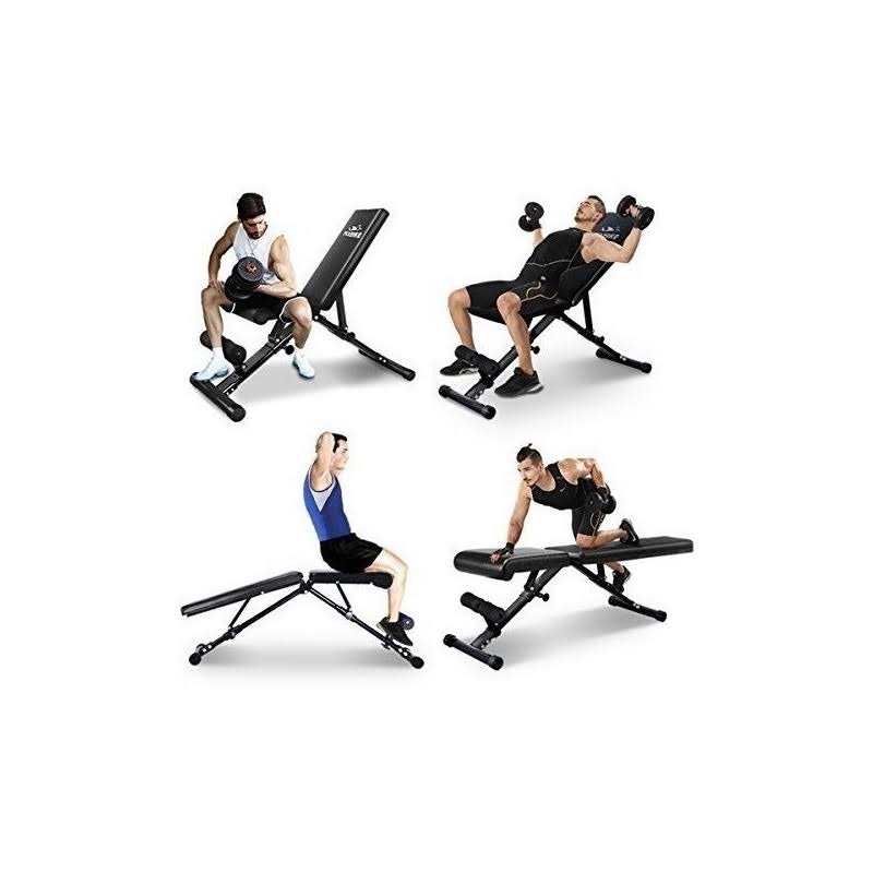 Flybird Weight Bench Adjustable Strength Training Bench for Full Body Workout with Fast Folding-New Version - Sports Supplies Online Store
