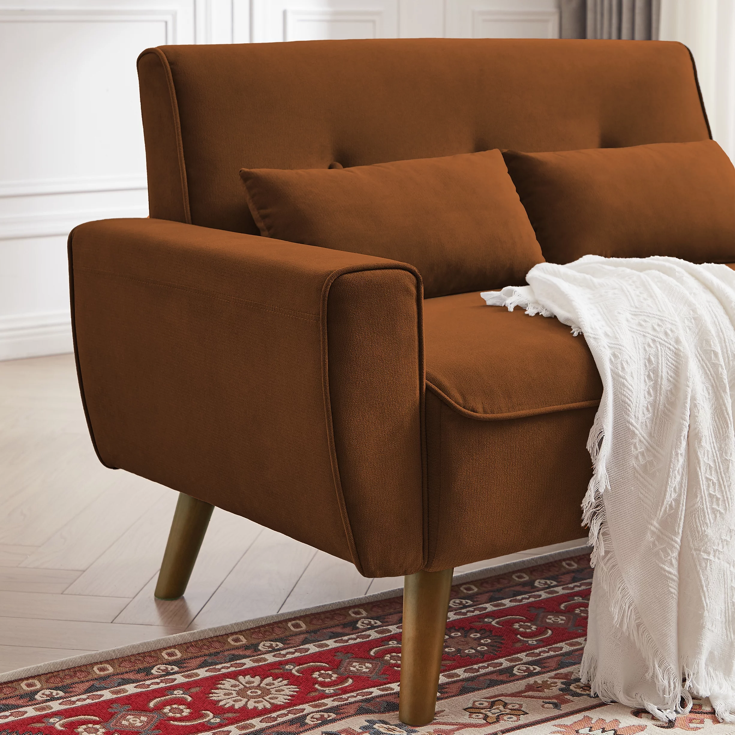Jarenie 47" Small Modern Loveseat Sofa