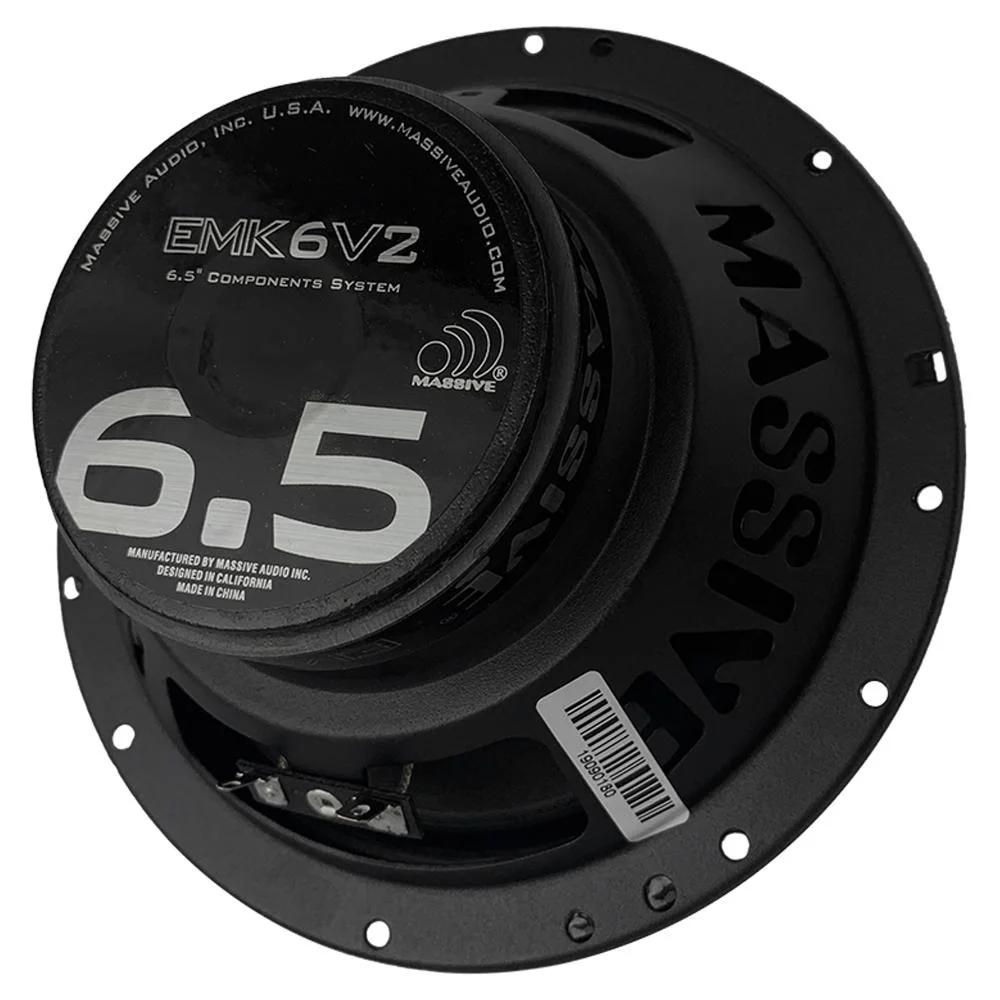 Massive Audio EMK6 V2 - 6.5" 125 WATTS RMS COMPONENT KIT SPEAKERS