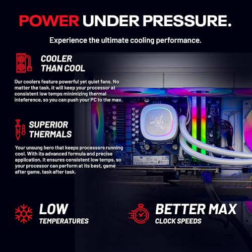 Skytech Azure Gaming PC Desktop, Ryzen 7 9700X 3.8 GHz (5.5GHz Turbo Boost), NVIDIA RTX 4060 8GB GDDR6, 2TB SSD, 32GB DDR5 RAM 6000 RGB