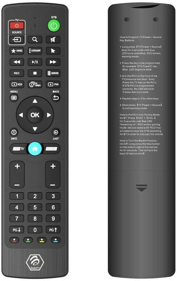 BuzzTV XRS4500 Android 9.0 4K Ultra HD 4GB RAM 64GB + Extra MyGica KR-800 Wireless Keyboard