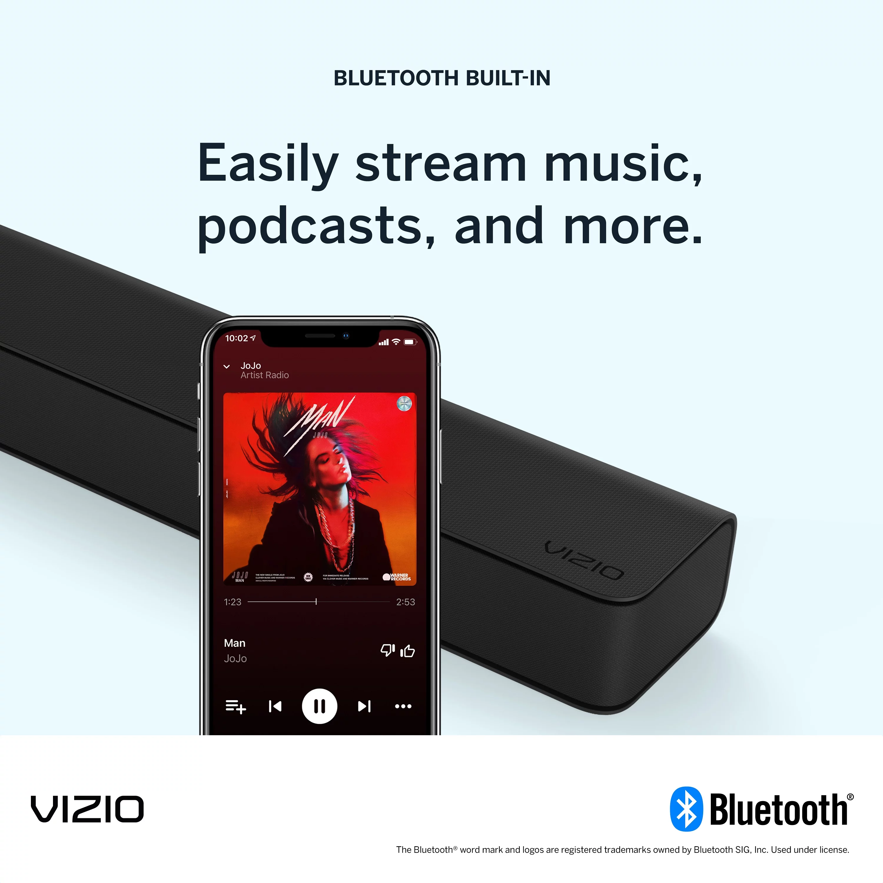 VIZIO M-Series 2.1 Premium Sound Bar with Dolby Atmos, DTS:X, Wireless Subwoofer M215a-J6