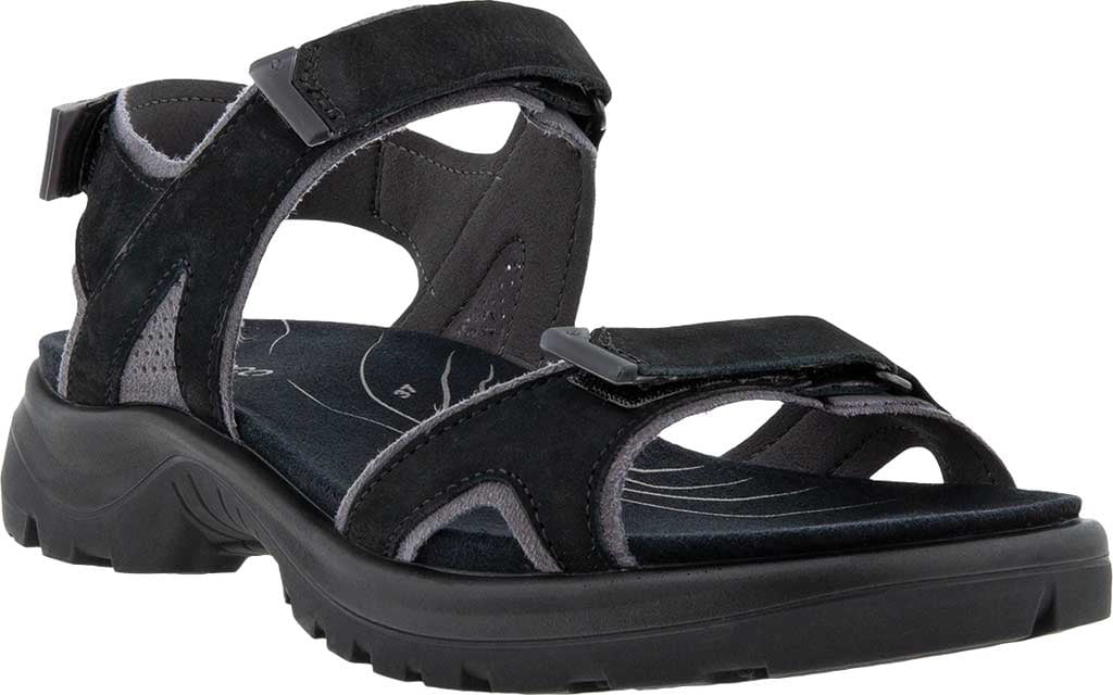 Women's ECCO Yucatan 2.0 Sport Sandal Black Yak Nubuck 36 M