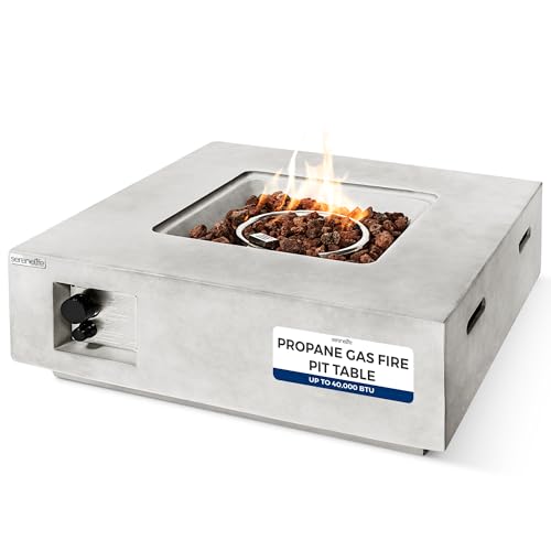Outdoor Propane Fire Pit Table - CSA/ETL Certified Safe 50