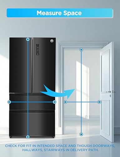 Commercial Cool 11.1 Cu. Ft. Convertible Freezer Refrigerator, Upright Fridge with Glass Shelves, Reversible Door, ENERGY STAR rated, Auto Defrost