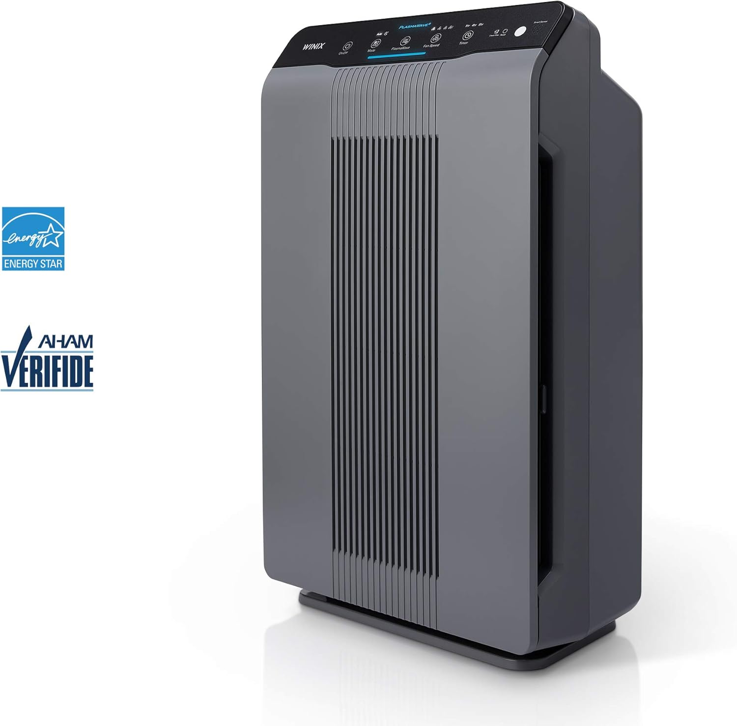 Winix 5300-2 Air Purifier with True HEPA, PlasmaWave and Odor Reducing Carbon Filter,Gray