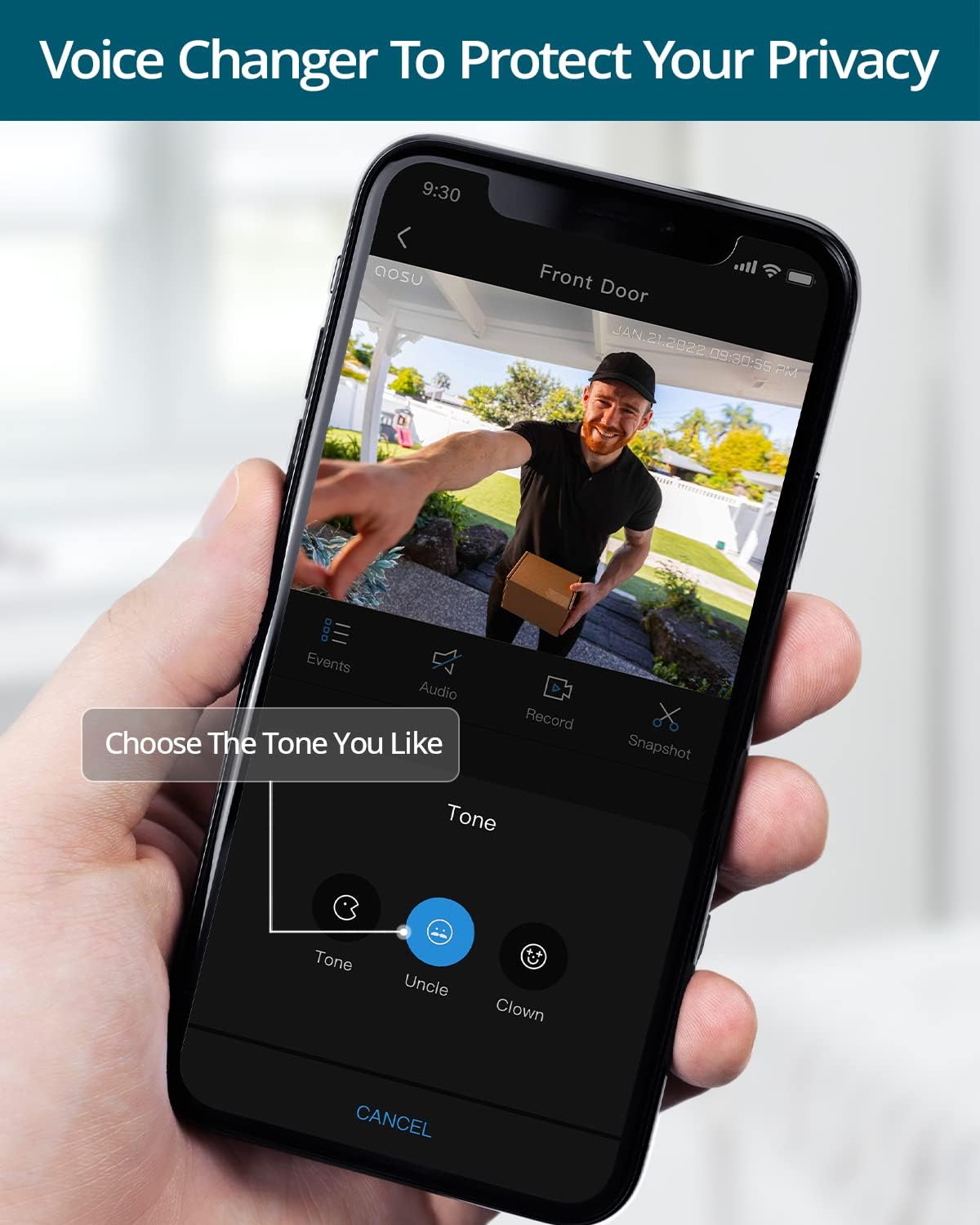 Wireless Doorbell Camera, aosu Battery-Powered Video Doorbell, 2K Resolution, No Monthly Fees, 2.4GHz WiFi, Human Detection, 120-Day Battery Life