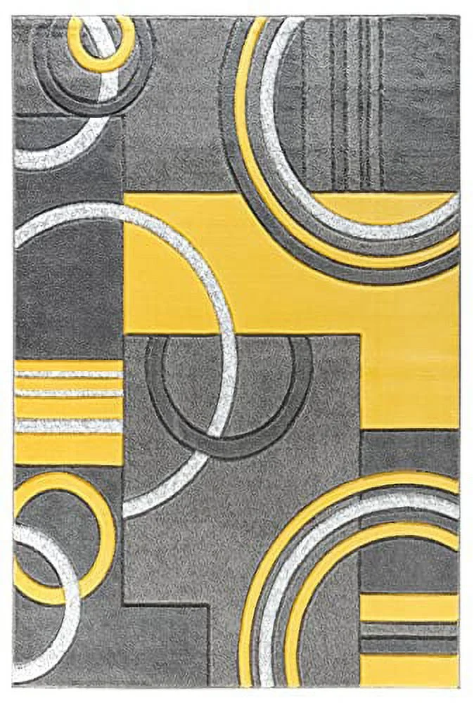 Glory Rugs Area Rug Modern Soft Hand Carved Contemporary Floor Carpet with Premium Fluffy Texture for Indoor Living Dining Room and Bedroom Area