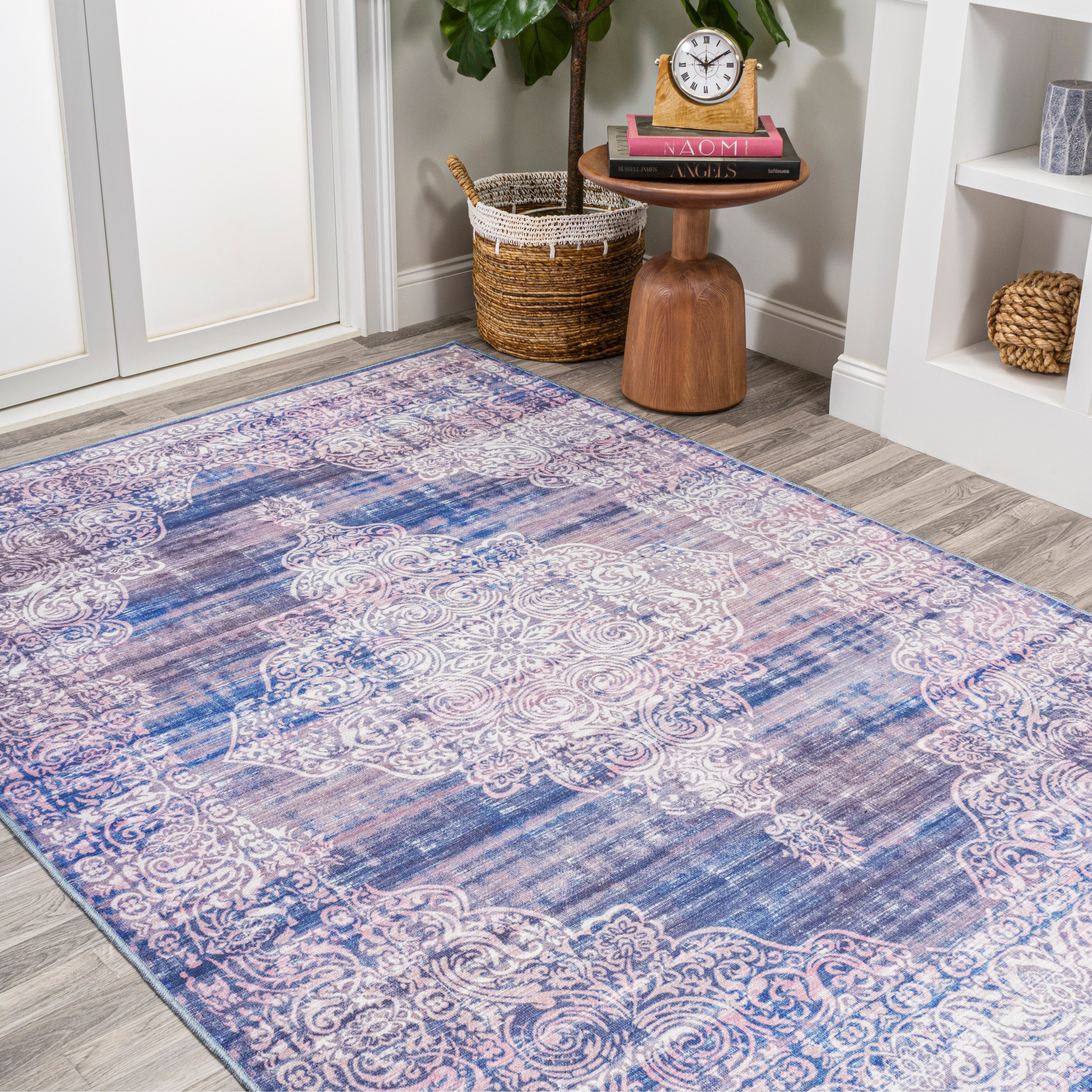 JONATHAN Y JONATHAN  Y Asa Bohemian Medallion Machine Washable Area Rug 2 X 8