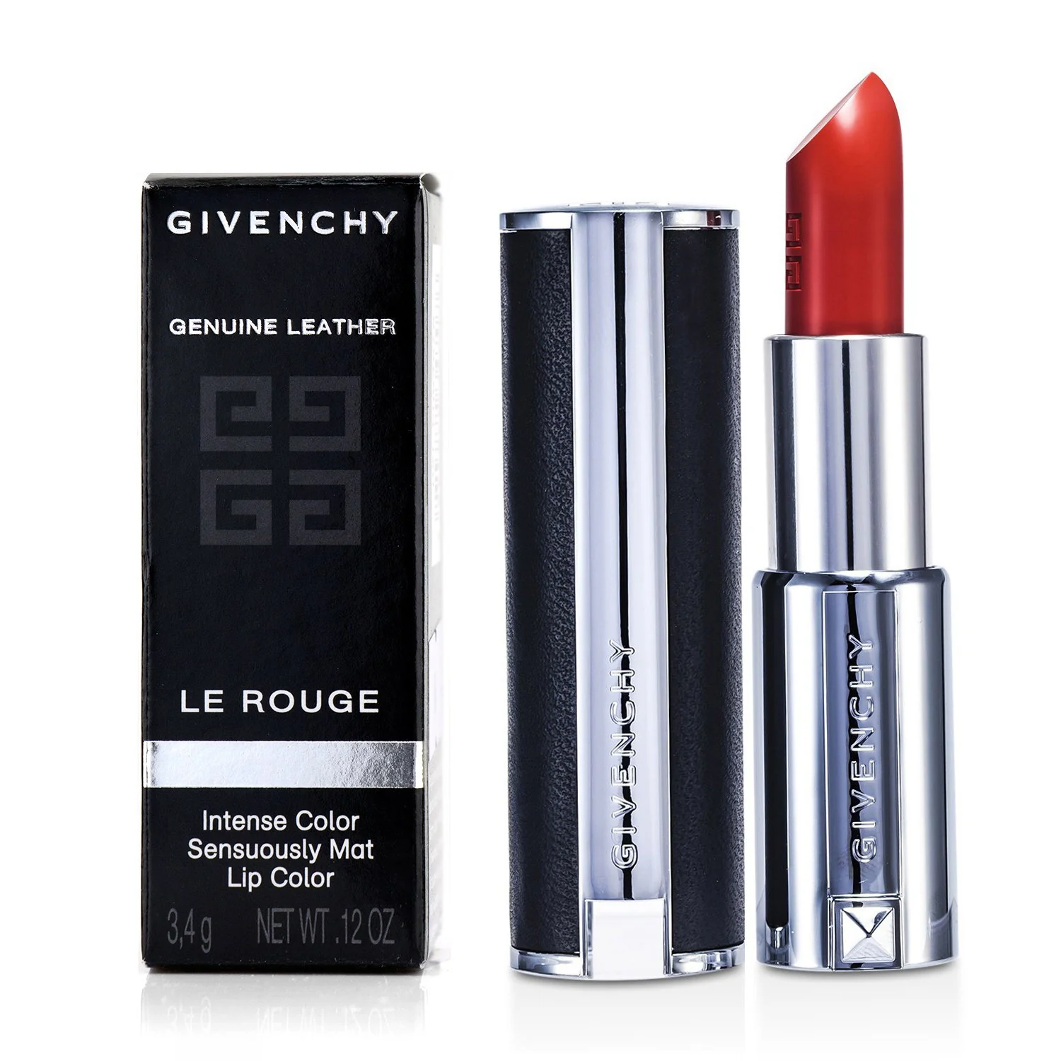 Givenchy Le Rouge Intense Color Sensuously Mat Lipstick - # 202 Rose Dressing  3.4g/0.12oz