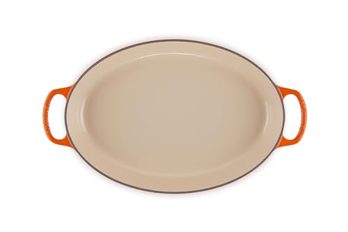 Le Creuset Enameled Cast Iron Signature Oval Baker, 3qt. Sea Salt
