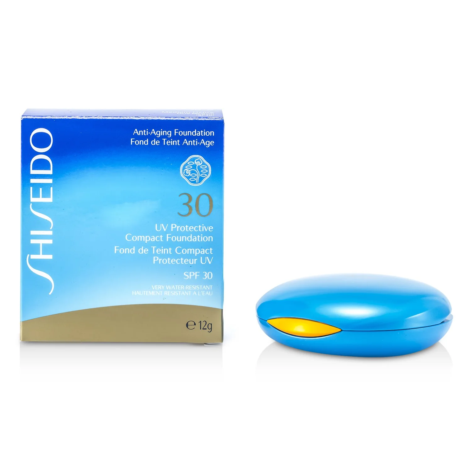 Shiseido UV Protective Compact Foundation SPF 30 (Case+Refill) - # Dark Beige  12g/0.42oz