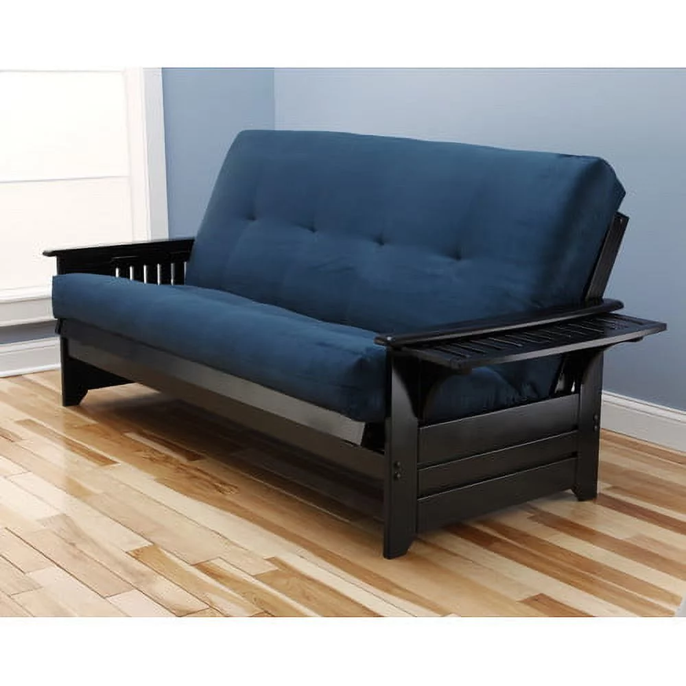 Kodiak Furniture Phoenix Futon with Fabric Mattress in Light Brown/Butternut