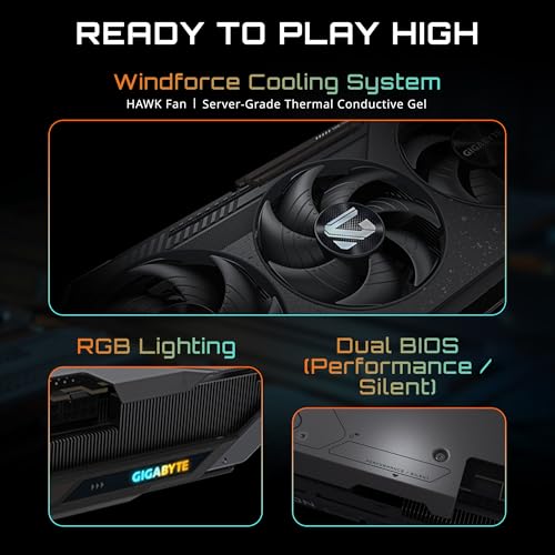 GIGABYTE Radeon RX 9070 Gaming OC 16G Graphics Card, PCIe 5.0, 16GB GDDR6, GV-R9070GAMING OC-16GD Video Card