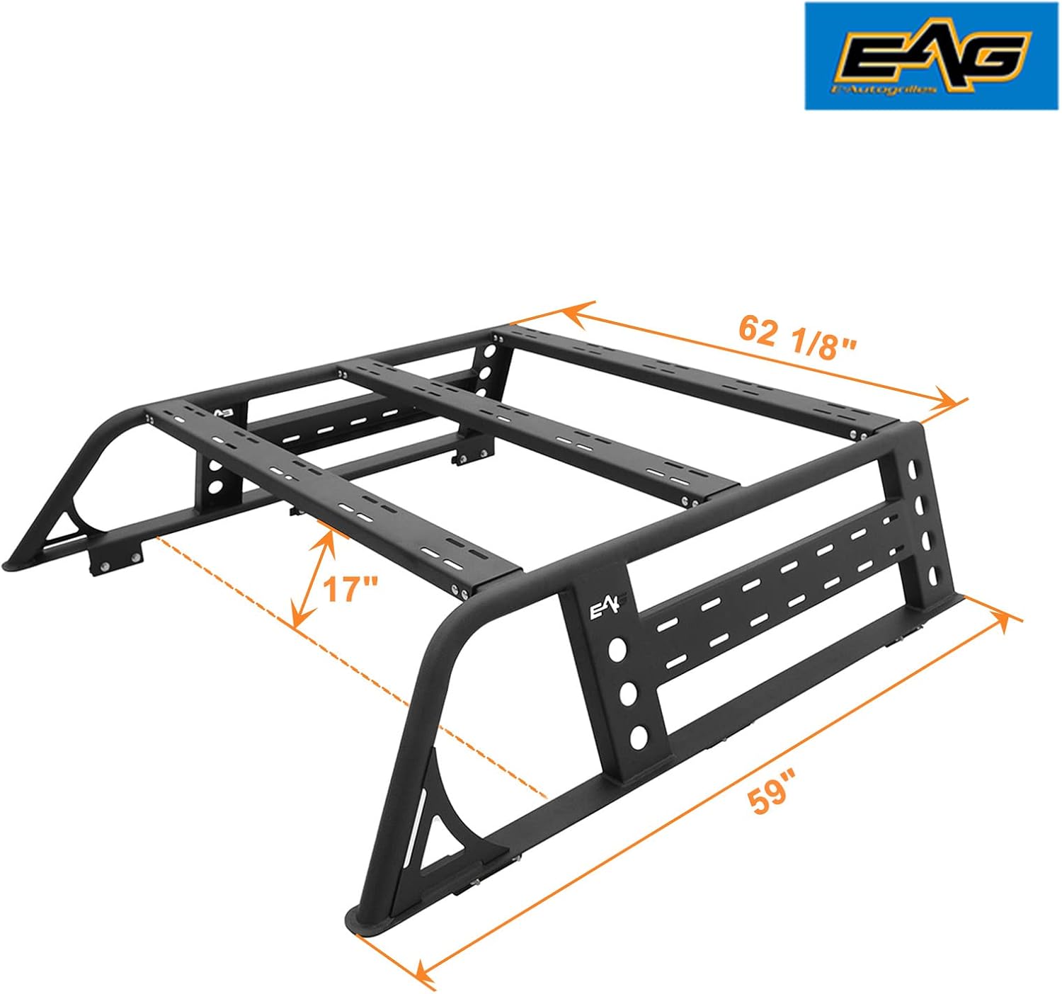 EAG Bed Rack Tacoma Cargo Carrier Cargo Rack System Compatible with Tacoma 16-21 Pickup Truck