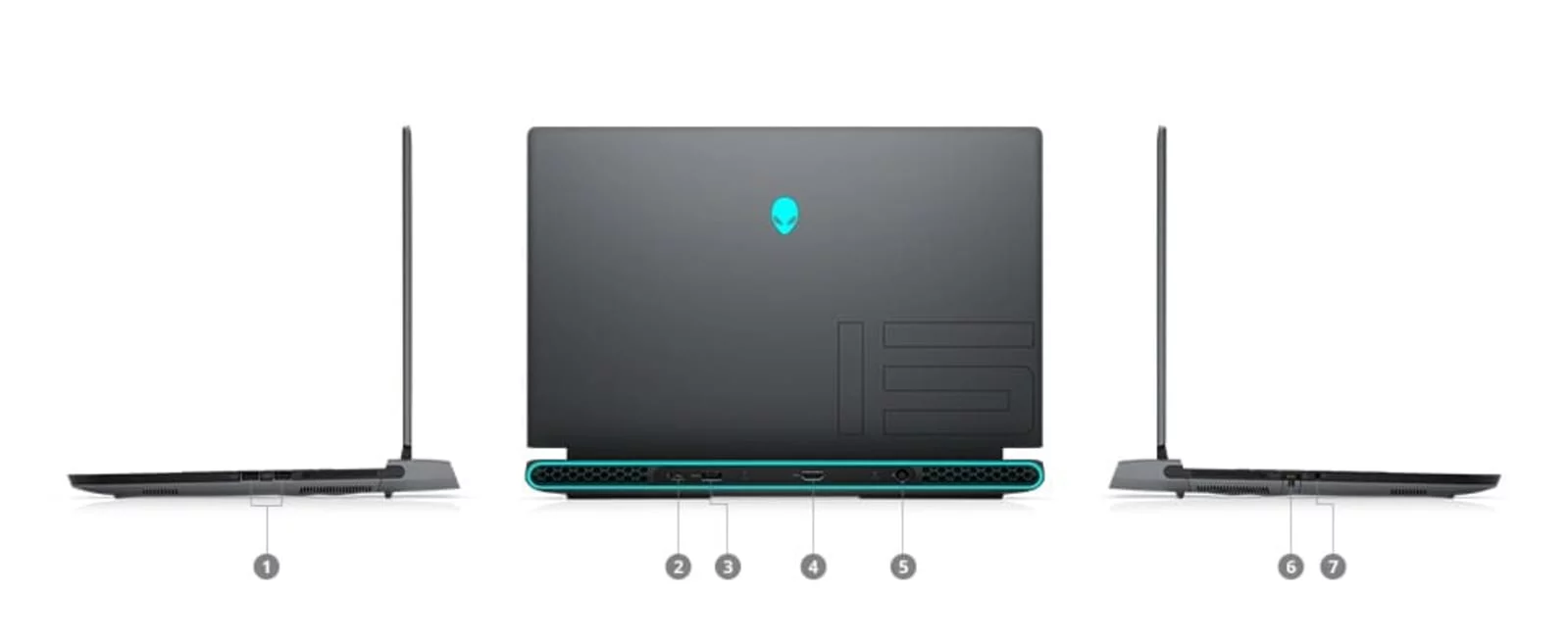 Restored Dell Alienware m15 R5 Ryzen Edition Gaming Laptop (2021) 15.6" QHD Core Ryzen 9 - 512GB SSD - 32GB RAM - RTX 3070 8 Cores @ 4.6 GHz