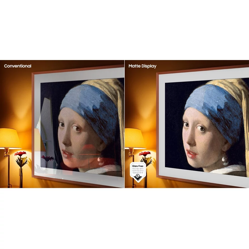 Open Box Samsung 55" Class QLED 4K LS03B Series The Frame Quantum HDR, Art Mode, Anti-Reflection Matte Display Screen, Slim Fit Wall Mount Included