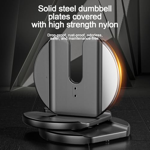 Adjustable Dumbbells Set of 2，Free Weights Dumbbells Set，Adjustable Dumbbell Set，52.5 lbs pair 105 lbs，15 in 1，for Men/Women Gym Equipment for Home