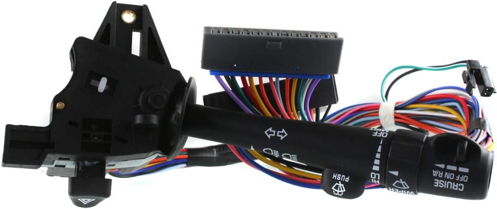 For Buick Century Turn Signal Switch 1997-2005 | Standard Dimmer | 3 Male Connector | Female Terminal | Cruise Control | Wiper & Windshield |