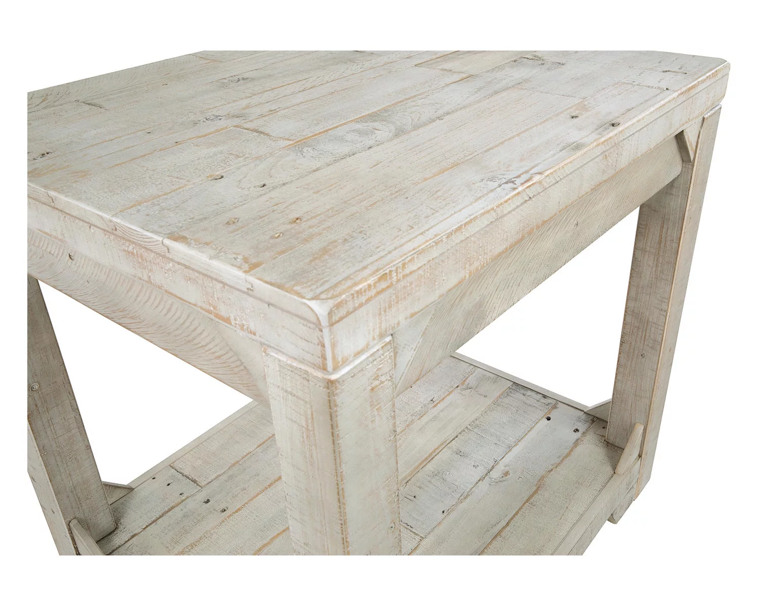 Signature Design by Ashley Casual Fregine End Table  Whitewash