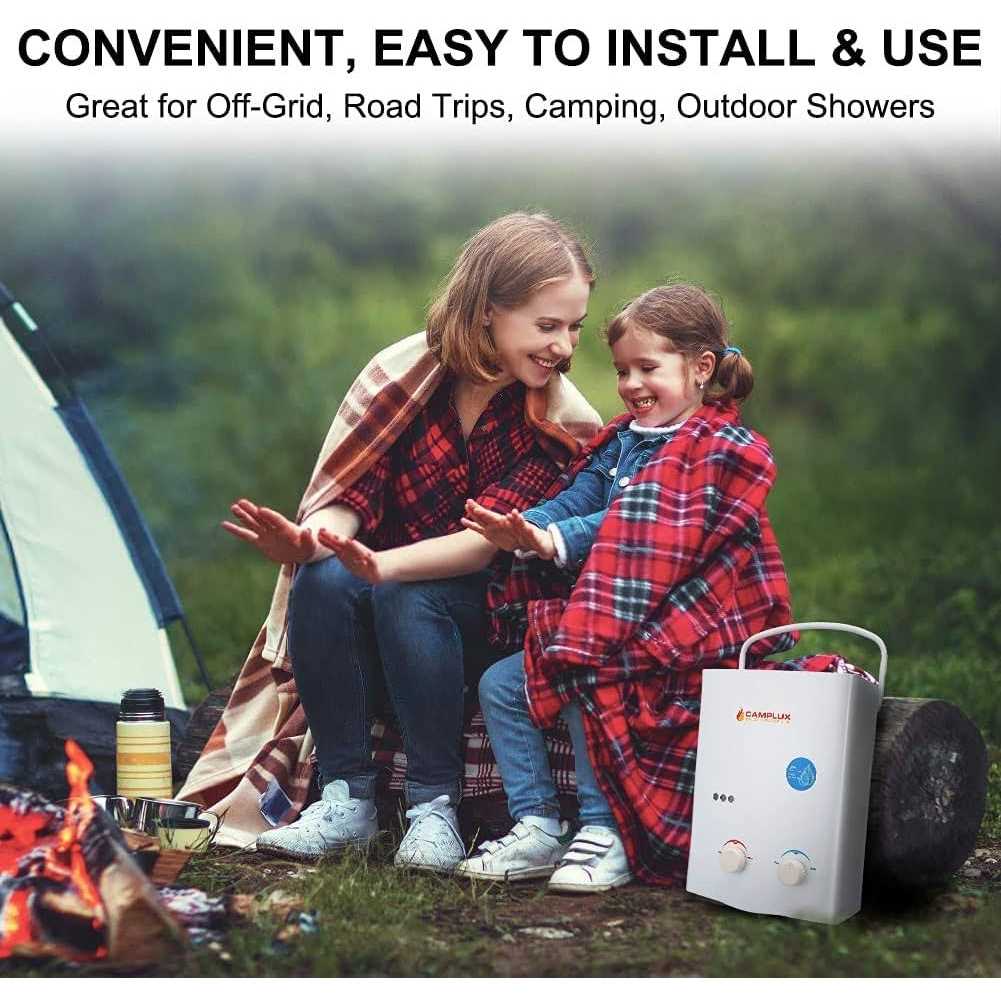 Camplux 5L 1.32 GPM Outdoor Portable Propane Tankless Water Heater AY132 - Shop Hardware Tools Online Store