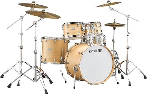 Yamaha Tour Custom Maple 4pc Standard Shell Pack, Chocolate Satin