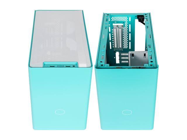 Cooler Master MasterBox NR200P Mini-ITX Caribbean Blue Computer Case