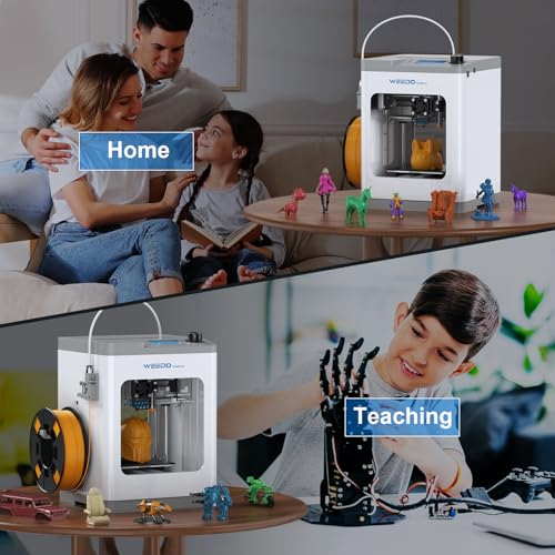 TINA2S 3D Printer with WiFi Printing, WEEDO Mini 3D Printers for Kids and Beginners, Auto Leveling and Fully Assembled FDM 3D Printer