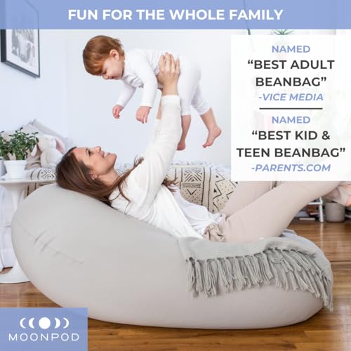 The Moon Pod Bean Bag Chair - Large, Modern Beanbag for Adults