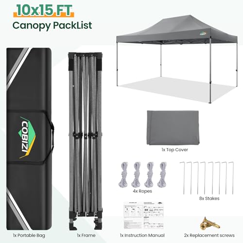 COBIZI 13x26 Pop Up Tent 13x26 Canopy with Sidewalls Heavy Duty Canopy Party Tent for Parties