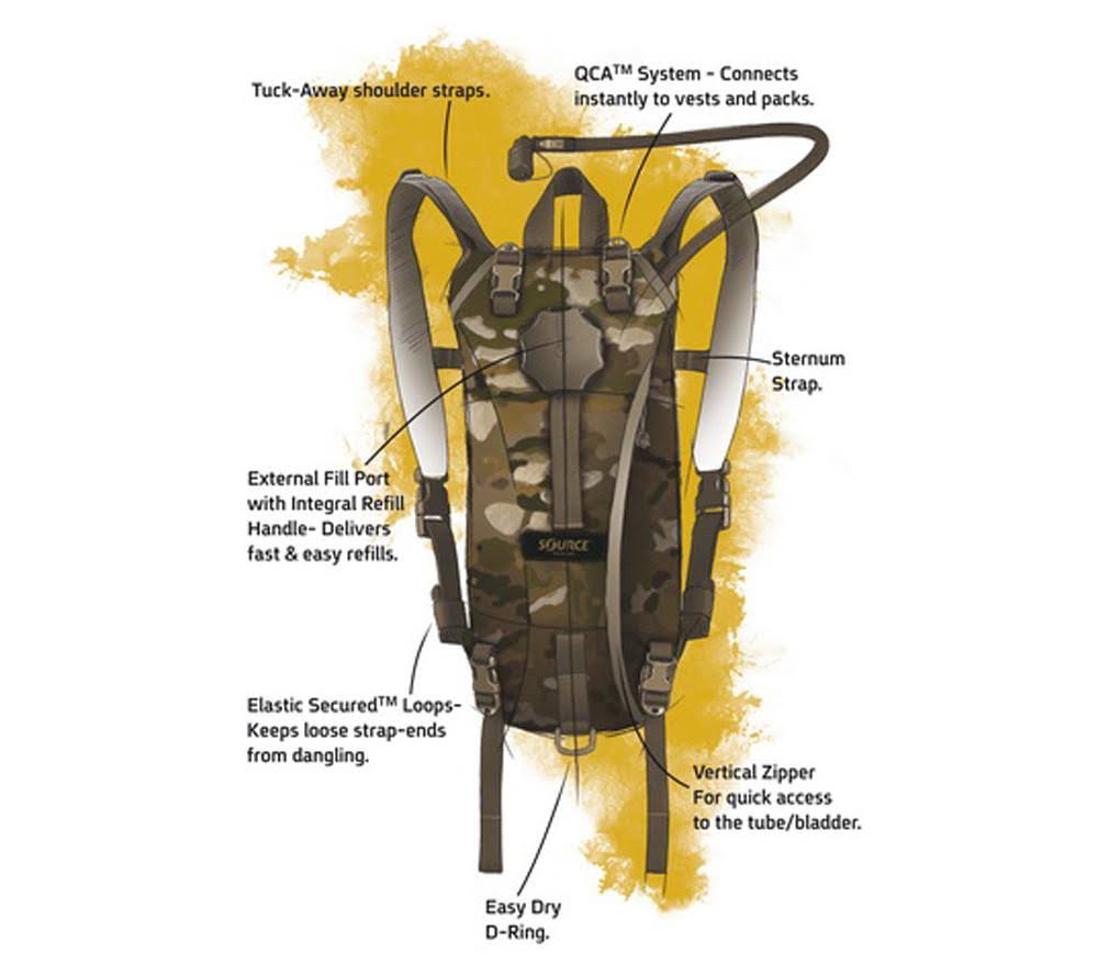 Source Tactical 3L Hydration Pack Multicam