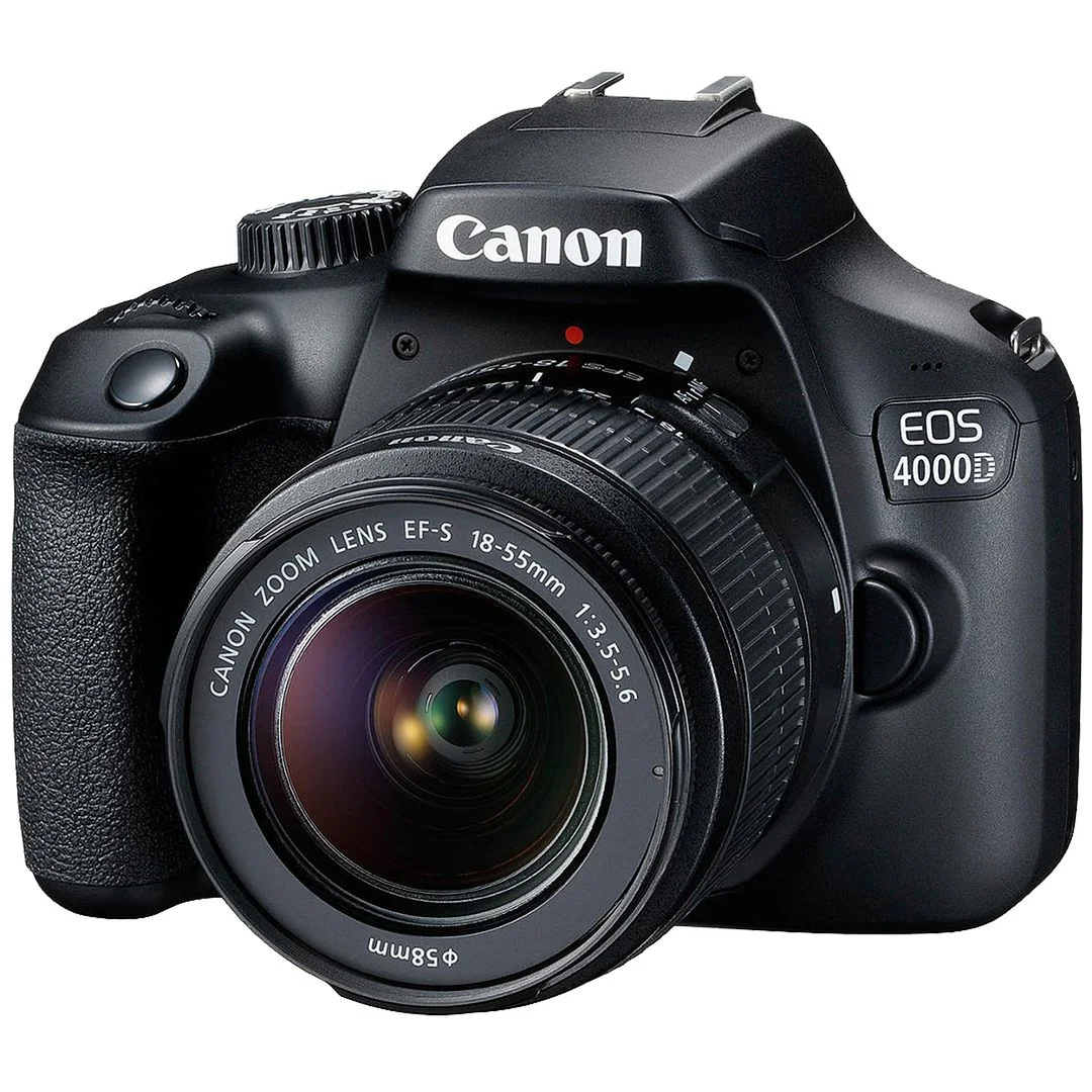 Canon EOS 4000D / Rebel T100 DSLR Camera Bundle with 18-55mm Zoom Lens + 32GB SanDisk Card + Case + Tripod + SV Premium Accessory