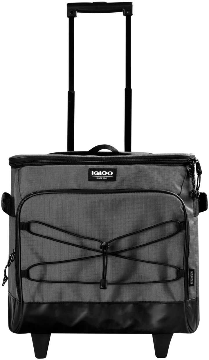 Igloo Ringleader 40 Can Roller Cooler, Charcoal/Black