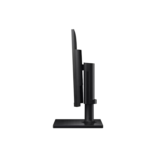 SAMSUNG FT45 Series 27-Inch FHD 1080p Computer Monitor, 75Hz, IPS Panel, HDMI, USB Hub, Height Adjustable Stand, 3 Yr WRNTY (LF27T450FQNXGO),Black