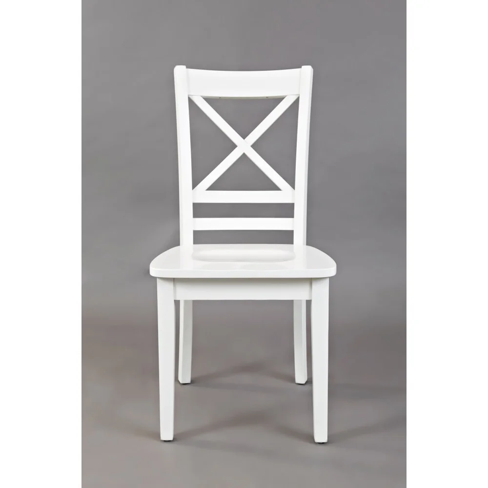 Jofran Simplicity Solid Wood Classic Cross-Back Dining Chair (Set of 2)