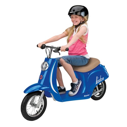 Razor Pocket Mod Miniature Euro 24V Electric Kids Ride On Retro Scooter - Radiant Selections
