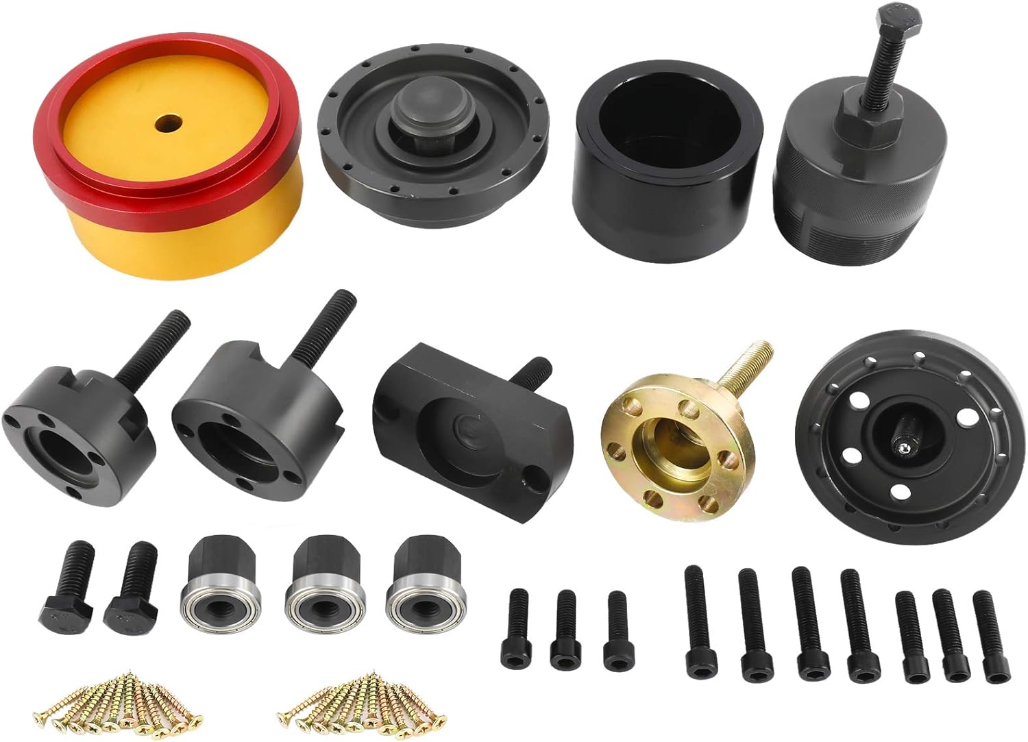 KUNTEC Crankshaft Oil Seal Remover & Installer Kit Front and Rear Seal Tool Compatible for BMW N20, N40, N42, N45, N46, N46T, N52, N53, N54, N55 N54