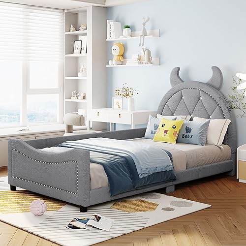 DNYN Queen Size Murphy Bed with Storage Drawer(Large) & Charging Station for Bedroom,Convertible Pinewood Wall Bedframe w/Stylish Cabinet Design