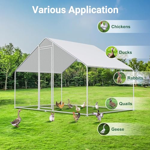 Chicken Coop Wheels Kit - Portable Poultry Tractor Mobilization Steel Chicken Coop Accessories