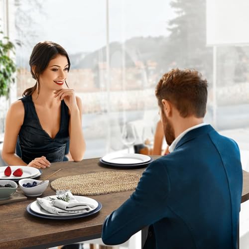 GAOMON Small Kitchen Table for 2, Stylish Bar Table and Chairs Set with Storage Shelves, Perfect for Breakfast Nook or Dining Area