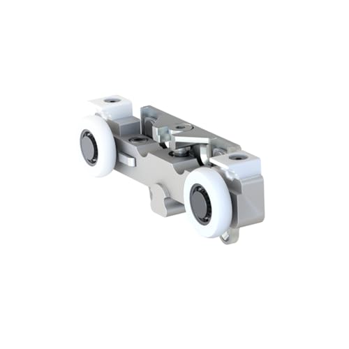 Ghost Concealed Soft Close Sliding Barn Door Track Floating Back Hidden Sliding Door Rail Set (100cm(3.3ft) kit)