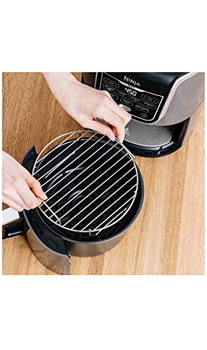 Ninja Air Fryer, Roast, Bake, Air Fry, Roast, Broil, Reheats, & Dehydrates, 4-in-1, Fries, Frozen Food, Veggies, and Juicy Meat, Less Oil, Easy Meals