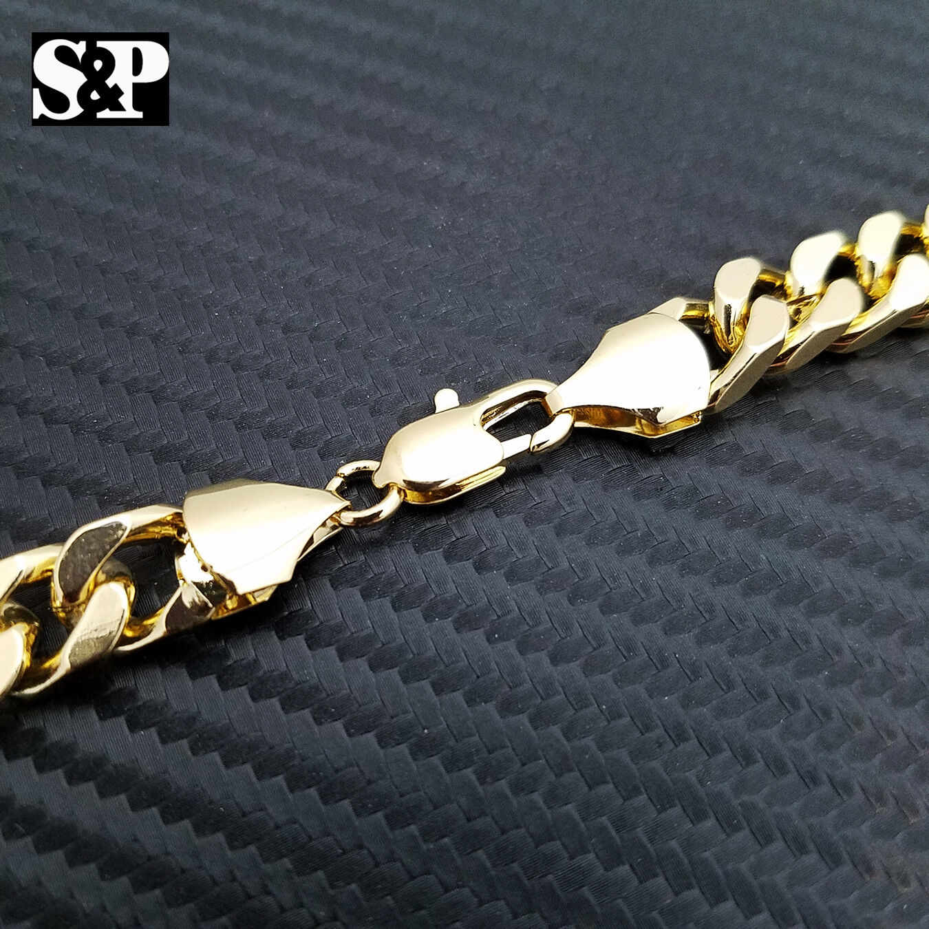 Hip Hop Jewelry Holy Large Cross & 10mm 18" 20" 24" 30" Cuban Chain Necklace