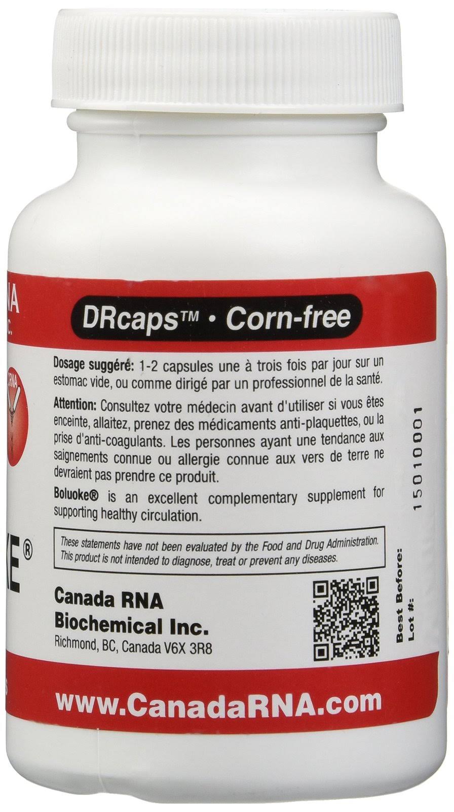 Canada RNA BOLUOKE (LUMBROKINASE) - 60 Capsules