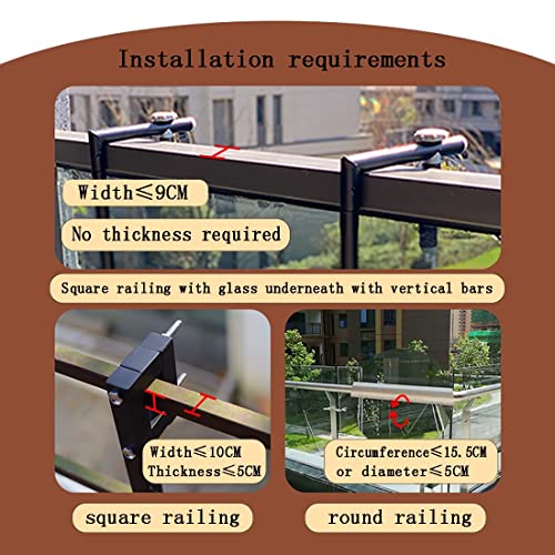 Balcony Bar Table For Railings,outdoor Bar Table,Folding Side Table,Small Folding Space Saving Serving Desk,Wall-Mounted Side Tables For Patio