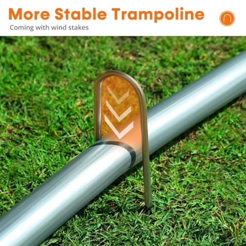 ORCC 1200LBS Weight Capacity Trampoline 16 15 14 12 10 8FT Outdoor Yard Trampolines for Kids Adults Outdoor Yard Trampolines for Kids Adults