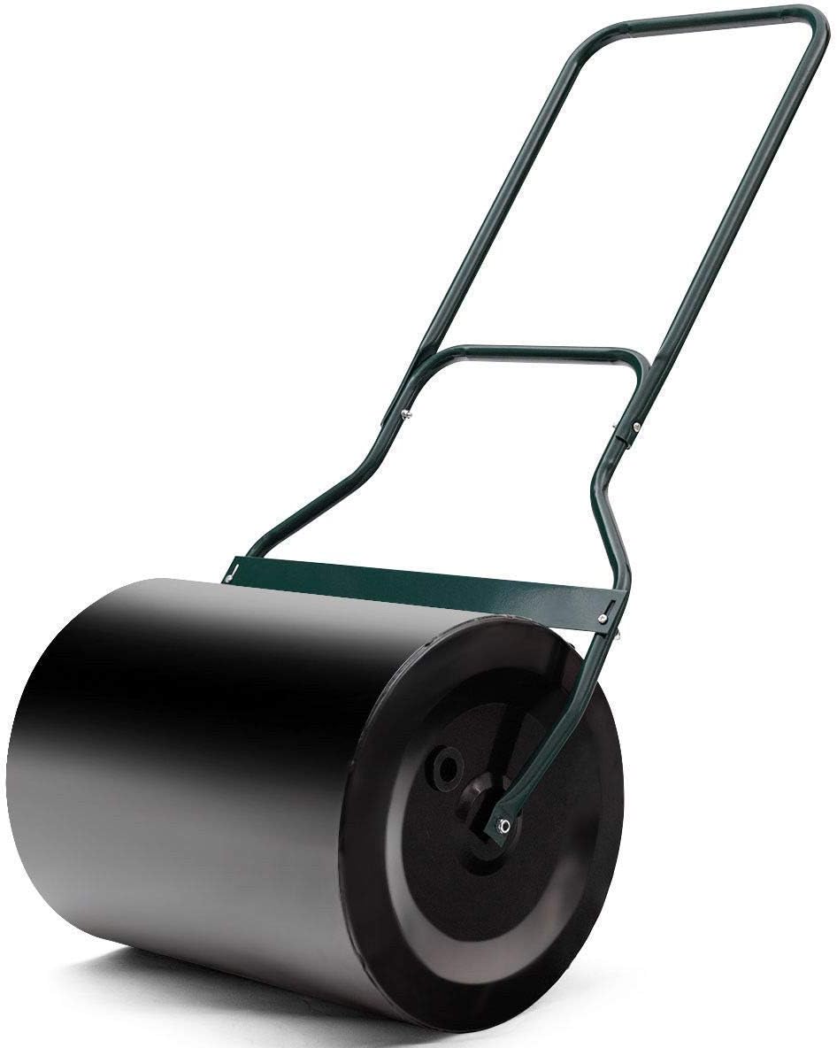 Goplus Lawn Roller Tow Behind Water Filled Roller for Garden Yard, 16 by 20-Inch