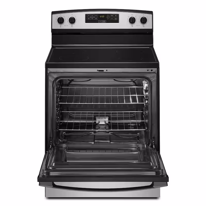 30 in. 4-Element Freestanding Electric Range in Stainless Steel