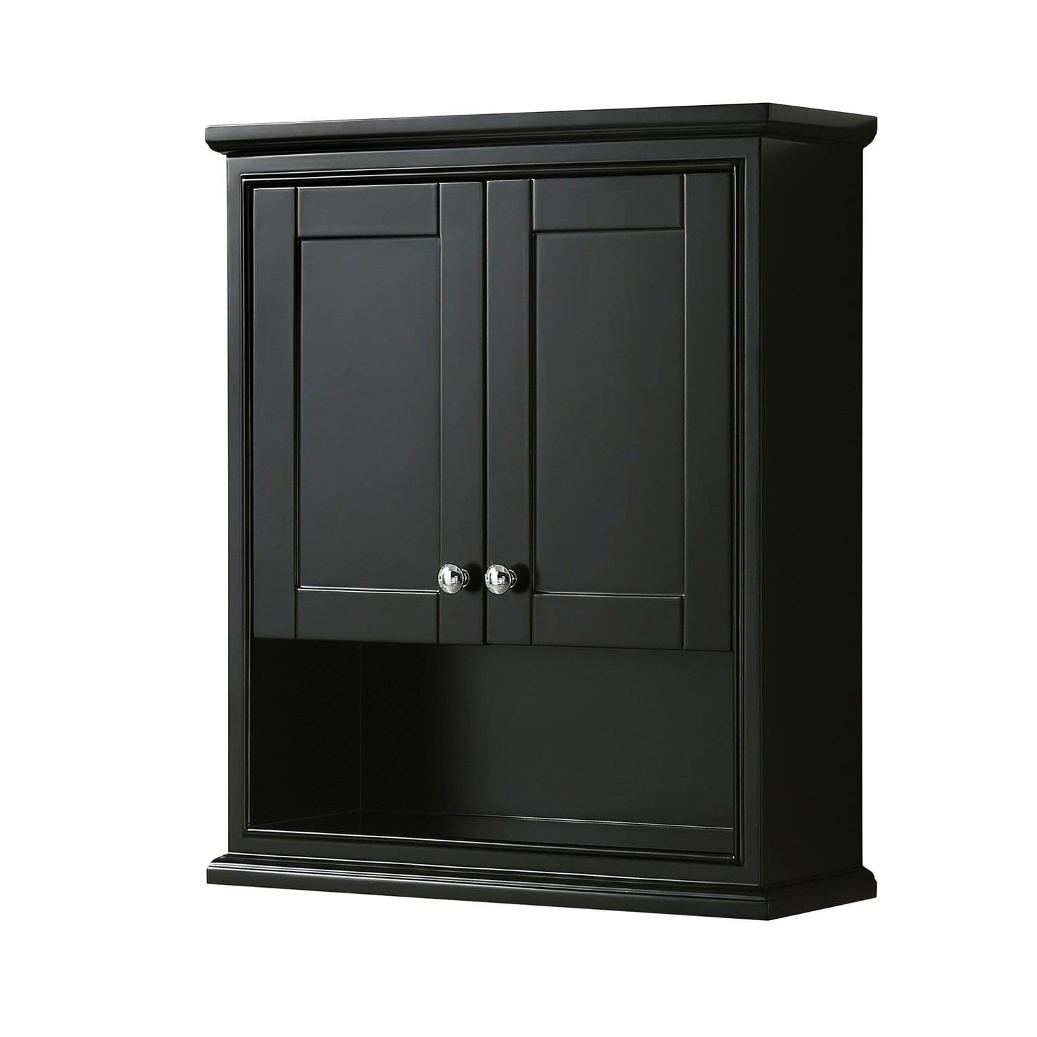 Wyndham Collection WCS2020WCDE Deborah Wall-Mounted Storage Cabinet in Dark Espresso